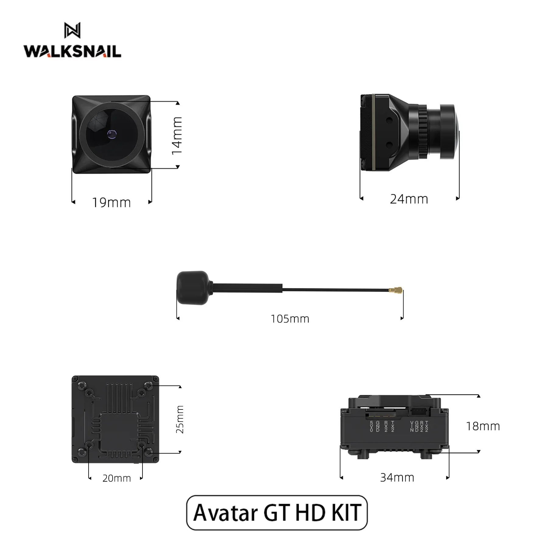 Walksnail Avatar GT HD KIT 2W  - Walksnail Avatar Hd Pro Kit recensie en prijs