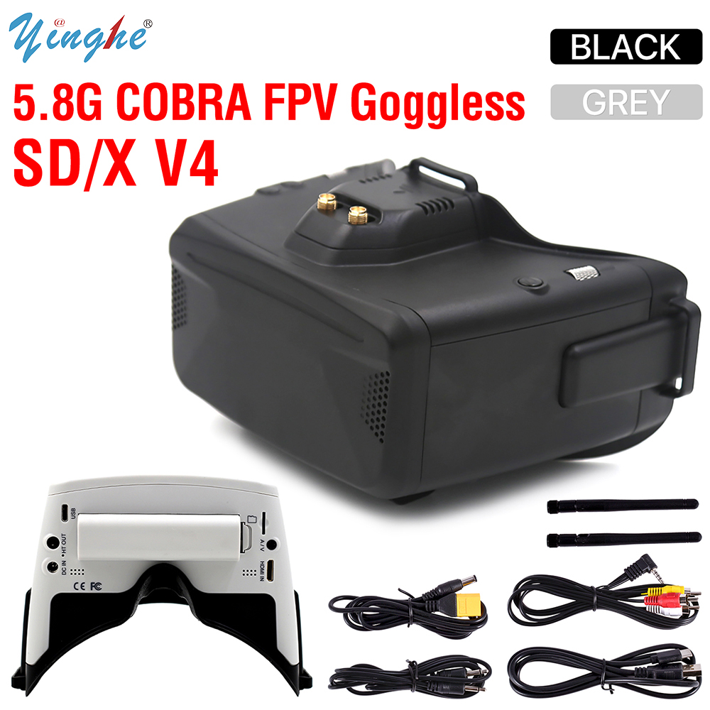 SKYZONE Cobra SD/X V4 FPV-bril - Skyzone Cobra X V2 Fpv Goggles recensie en prijs