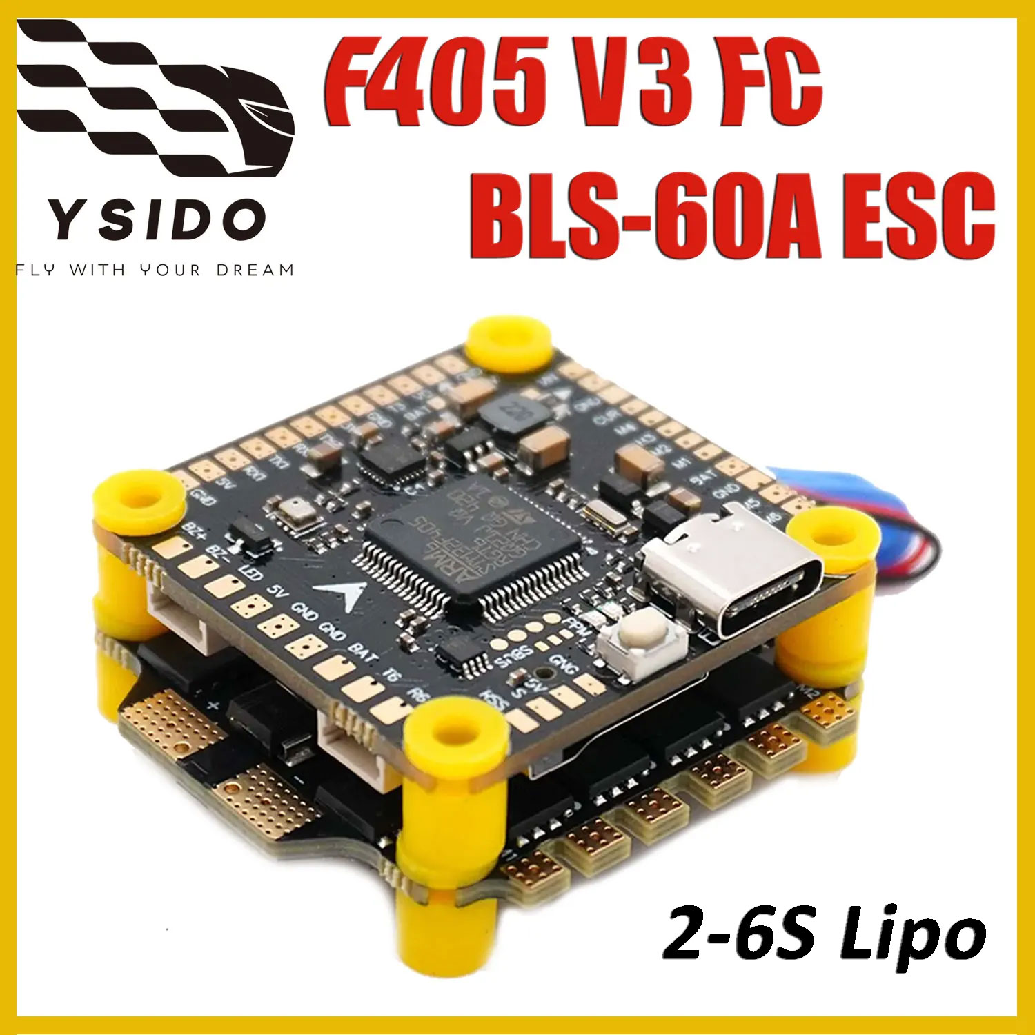 YSIDO F405 V3 Flight Control B - Mateksys Flight Controller F405 Wte recensie en prijs